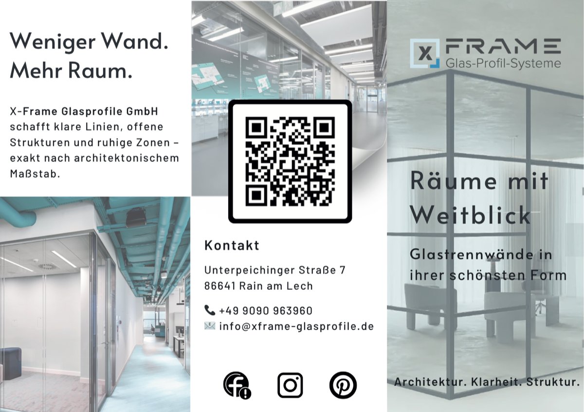 XFRAME Vertriebs-Flyer Version 1