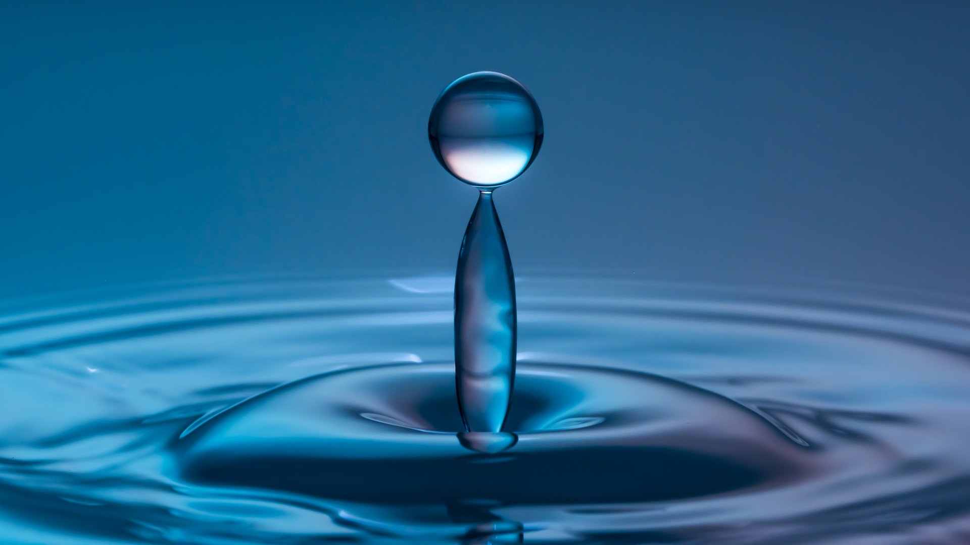 Wassertropfen-Makro mit Pin-Effekt — Stillife- und Detailfotografie, Foto: Heino Klinnert, Ulm